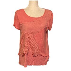 Studio West Apparel ~ Cotton Top ~ Pink ~ Size Medium